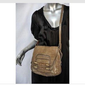 Chloe Nancy Snakeskin Leather Handbag Purse